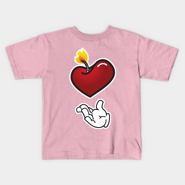 C'mon Baby Light My Fire Kids T-Shirt by districtNative